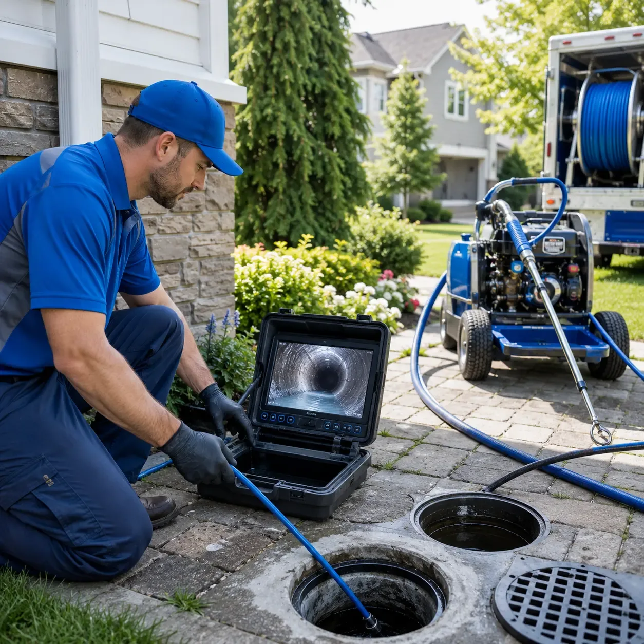 Outdoor drain cleaning professionals serving Derma, MS